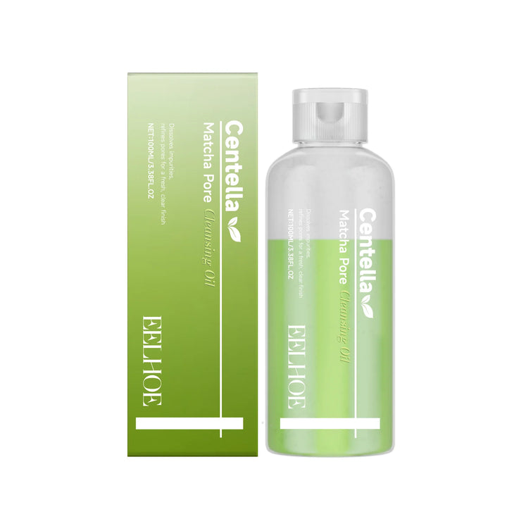 Matcha Cleansing Oil Gentle Remove Blackhead Shrink Pore Refreshing Control Oil Moisturizing Face Makeup Remover Oil Skin Care