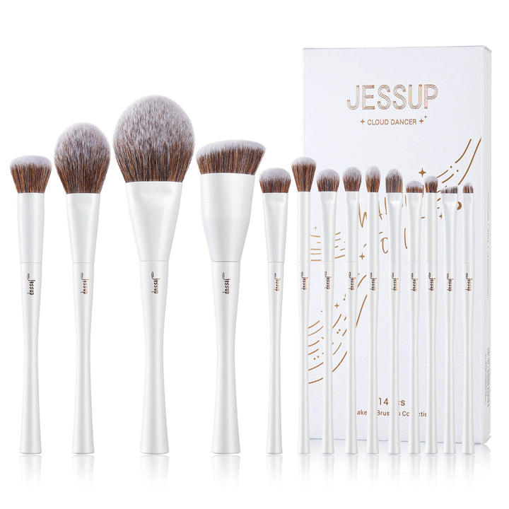 Jessup Makeup Brushes Set,4-14pcs Make up Brushes,Premium Synthetic Foundation Concealer Powder Eyeshadow Blending Brush T343
