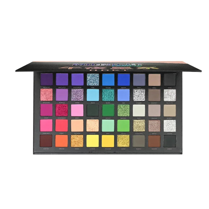 HDKT 45 Colors Midnight Galaxy Eyeshadow Palette Matte & Shimmer Professional Makeup Cosplay Valentine's Day Gift for Her