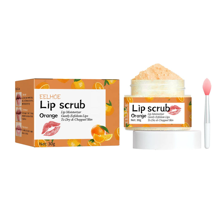 EELHOE Pink Lips Scrub Exfoliator Dead Skin Removal Lightening Fade Lip Lines Anti Dryness Moisturizing Makeup Lip Care Products