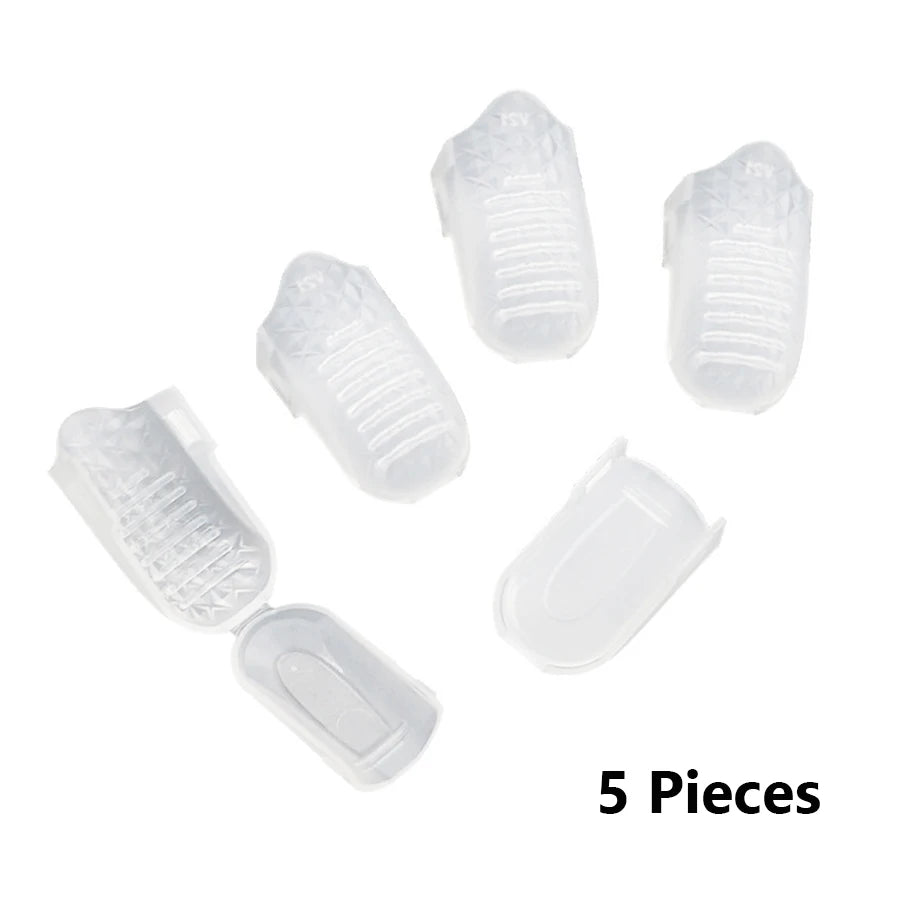 5Pcs Nail Art Soak off Cap Clips Gel Polish Acrylic Nails Remover Wraps Manicure Tool for Easy Removal And Professional Finish