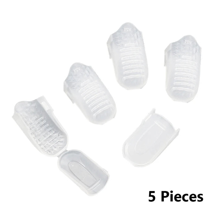5Pcs Nail Art Soak off Cap Clips Gel Polish Acrylic Nails Remover Wraps Manicure Tool for Easy Removal And Professional Finish