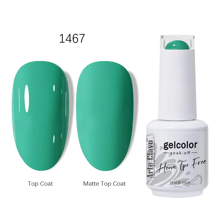 Arte Clavo 15ml HEMA TPO FREE Gel Nail Polish Pink Hybrid Nail Manicure Semi-permanent Enamels Varnish For UV LED Nails Supplies