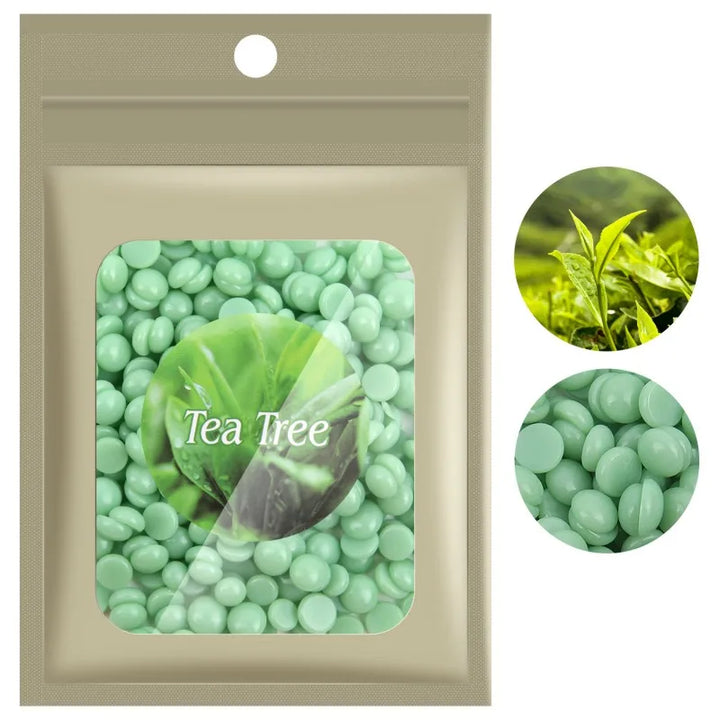 No Strip Hair Removal Wax Fast Painless Depilatory Hard Wax Beans Unisex Eyebrow Face Leg Bikini Arm Full Body Hair Removal Bean