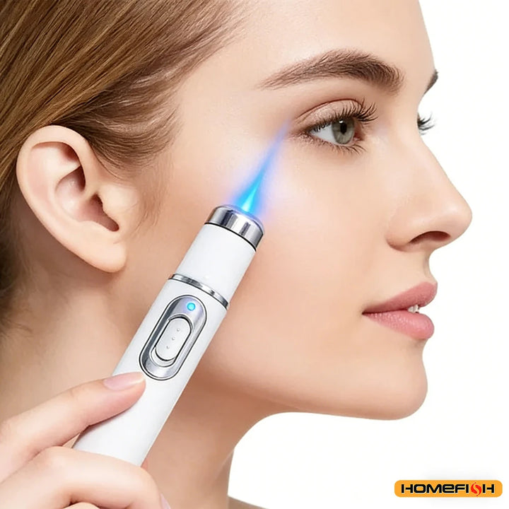 Blue Light Therapy Eye Massager with Vibration, Smart Eye Care Device to & Refresh Appearance, Portable Design