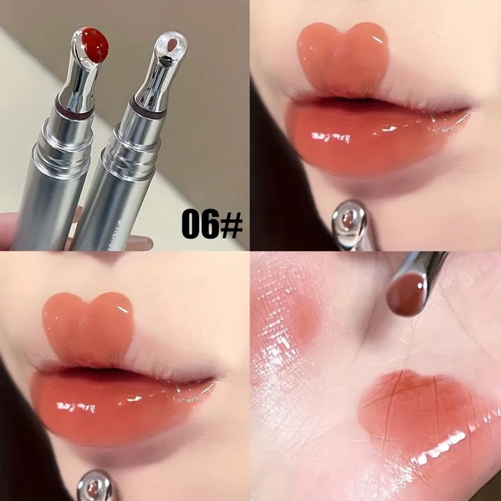 Mingli Lip Gloss, Long-Lasting Moisturizing Lip Gloss, Lip Care Cosmetics, Spring and Summer Atmosphere, Suitable for All Skin, Valentine's Day Gift, Birthday Gift Herorange