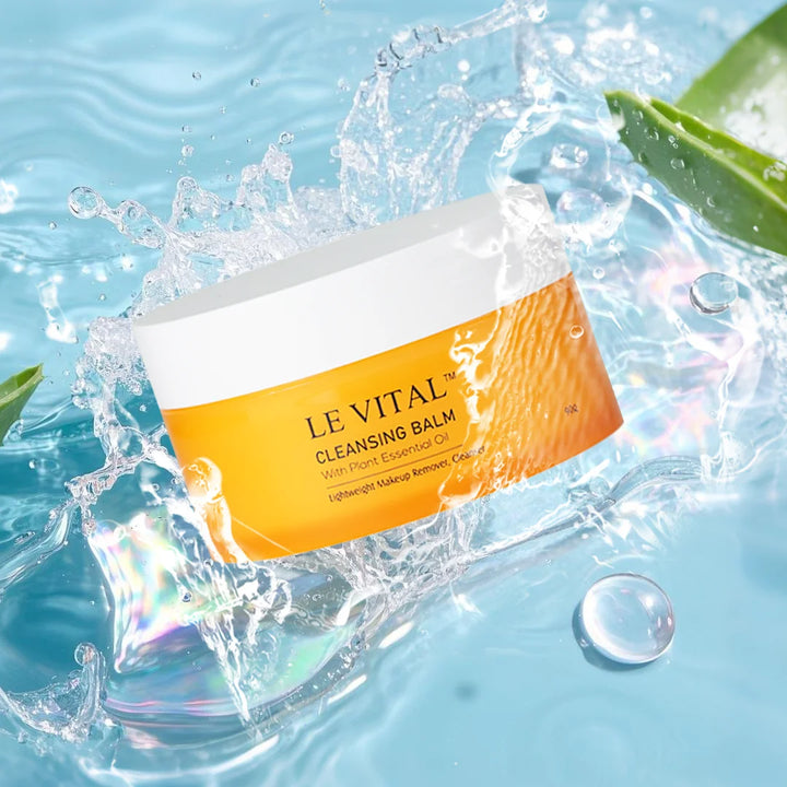 Makeup Remover Cream Citrus And Rose Essence Deep Cleaning Hydrating Makeup Remover Coconut Oil Infused Facial Cleanser 3.17oz