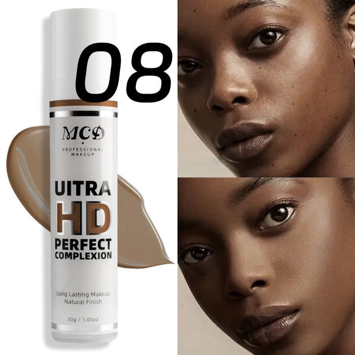 1PC Profession Liquid Foundation Oil-control Cover Matte Base Cream Concealer Waterproof Sweat-resistant Face Korean Makeup Gift