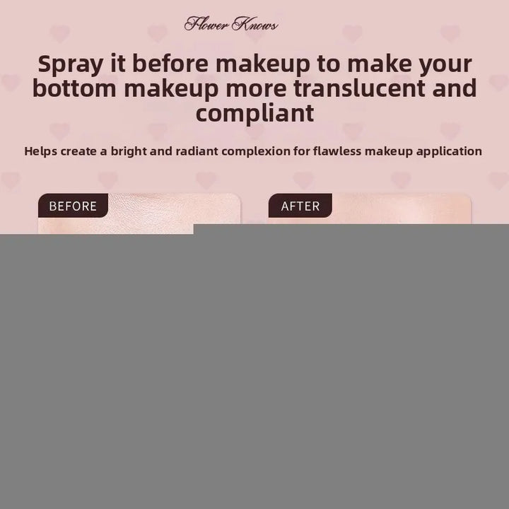FlowerKnow Makeup Base Moisturizing Hydrating Face Mist Makeup Base Essence Spray  Korean Skin Care Primer Moisturizing