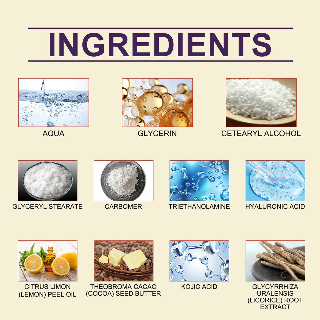 Lemon Cocoa Butter Moisturizing Face Cream Repair Moisturizing Nourishing Face Cream Brightening Cream Facial Skincare Product