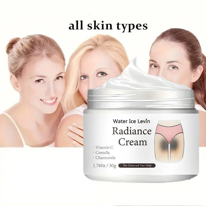50g Brightening Cream - Contains Vitamin C, for private areas, underarms, joints, improves the appearance of melanin, brightens the skin on the inner thighs and buttocks