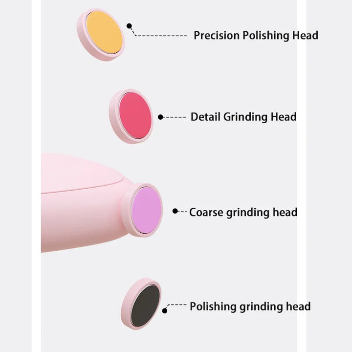 Newborn electric nail file + scissor set, safe round tip, anti-scratch, portable recharge, must.
