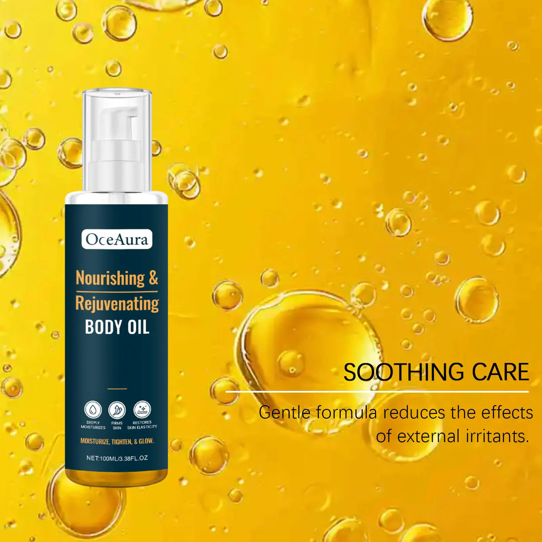 Moisturizing Body Oil with Vitamin E Camellia Oil Deep Hydration for Dry Skin Winter Skincare Anti Dryness Holiday Gift 100ml
