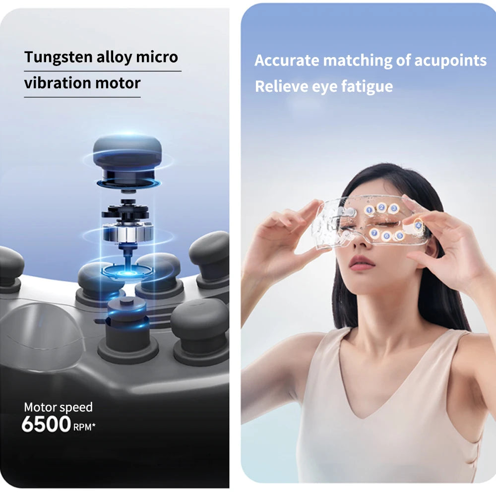 Steam Eye Massager Warm Spa Eye Care Instrument Smart Relieve Eyes Fatigue Massage Relax Improve Sleep Relieve Dark Circles
