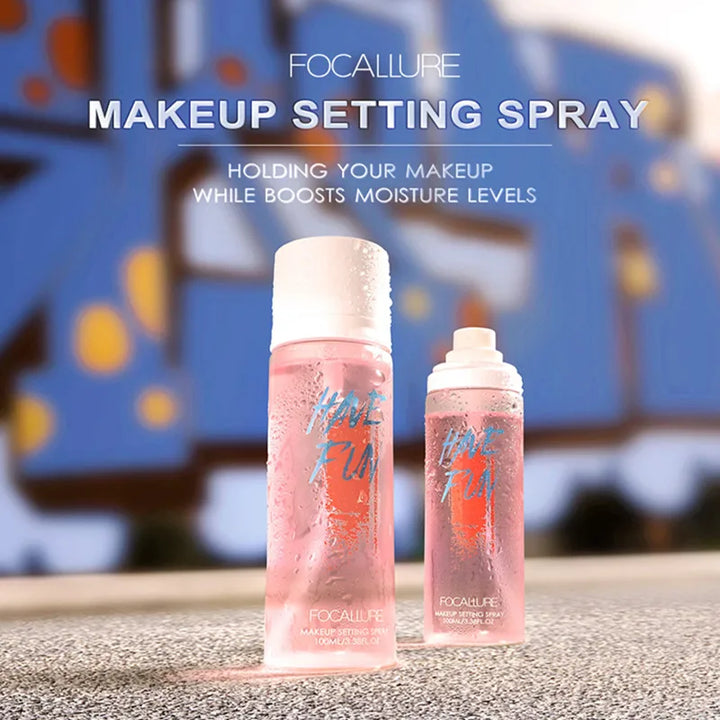 FOCALLURE 100ml Makeup Setting Spray Face Primer Foundation Base Fixer Long Lasting Moisturizing  Make Up Spray