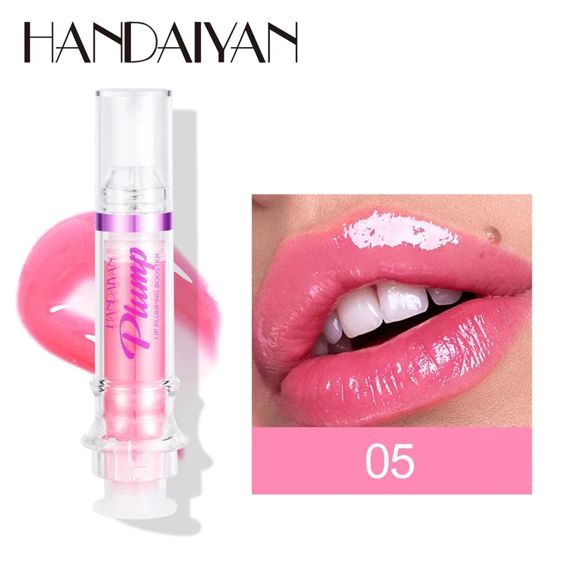 HANDAIYAN Hydrating Lip Glow Oil, Moisturizing Transparent Plumping Lip Gloss, Tinted for Lip Care and Dry Lip Hot