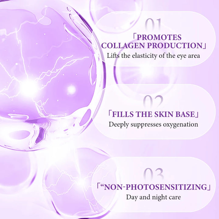 Instant Eye Bag Removal Cream Retinol Anti-Wrinkle Firming Skin Fade Fine Lines Anti Dark Circle Puffiness Brighten Eye skinCare