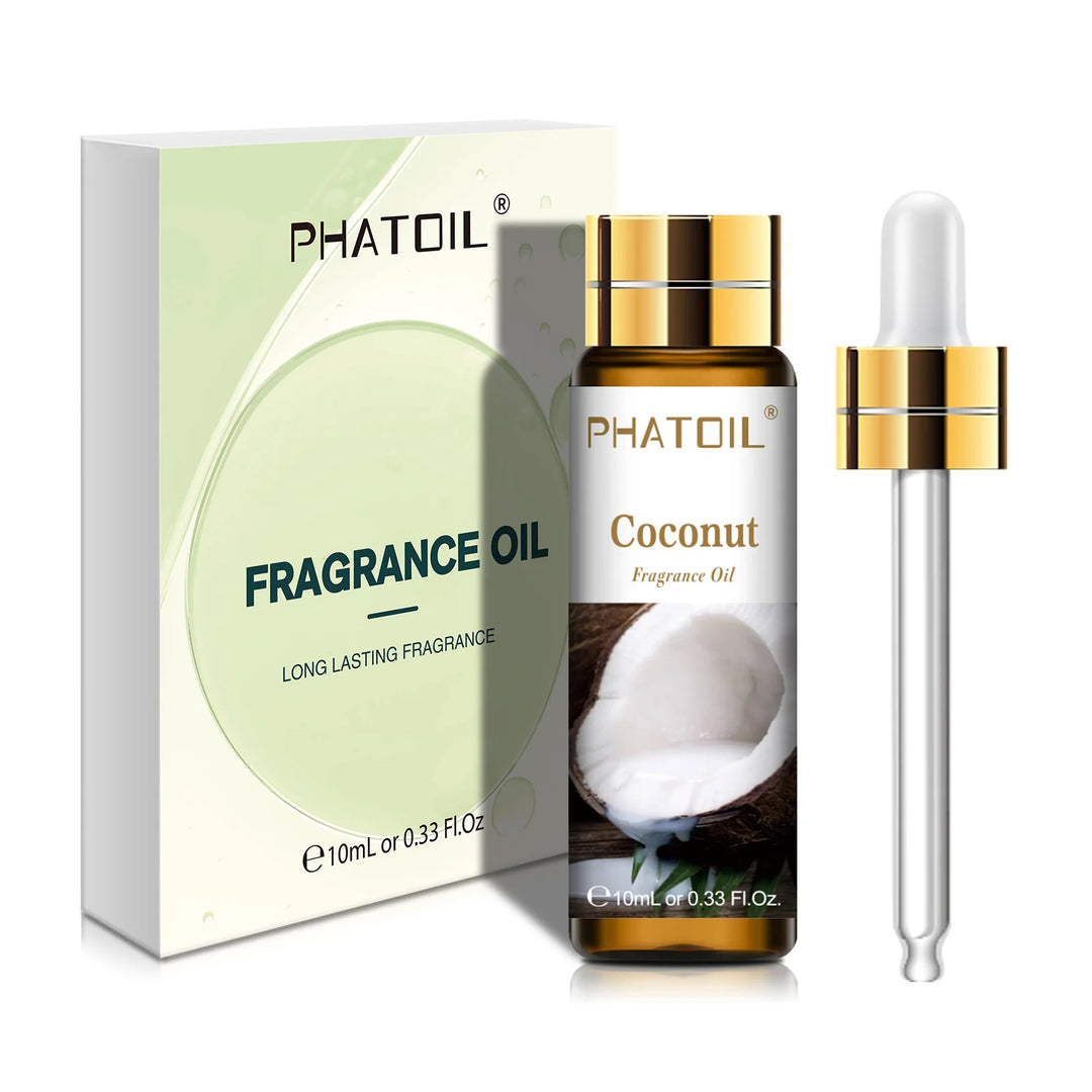 PHATOIL 1/3/9pcs 10ml Fruit Fragrance Oil Peach Strawberry Passion Fruit Cherry Mango Watermelon Apple Aroma Fragrance Oils