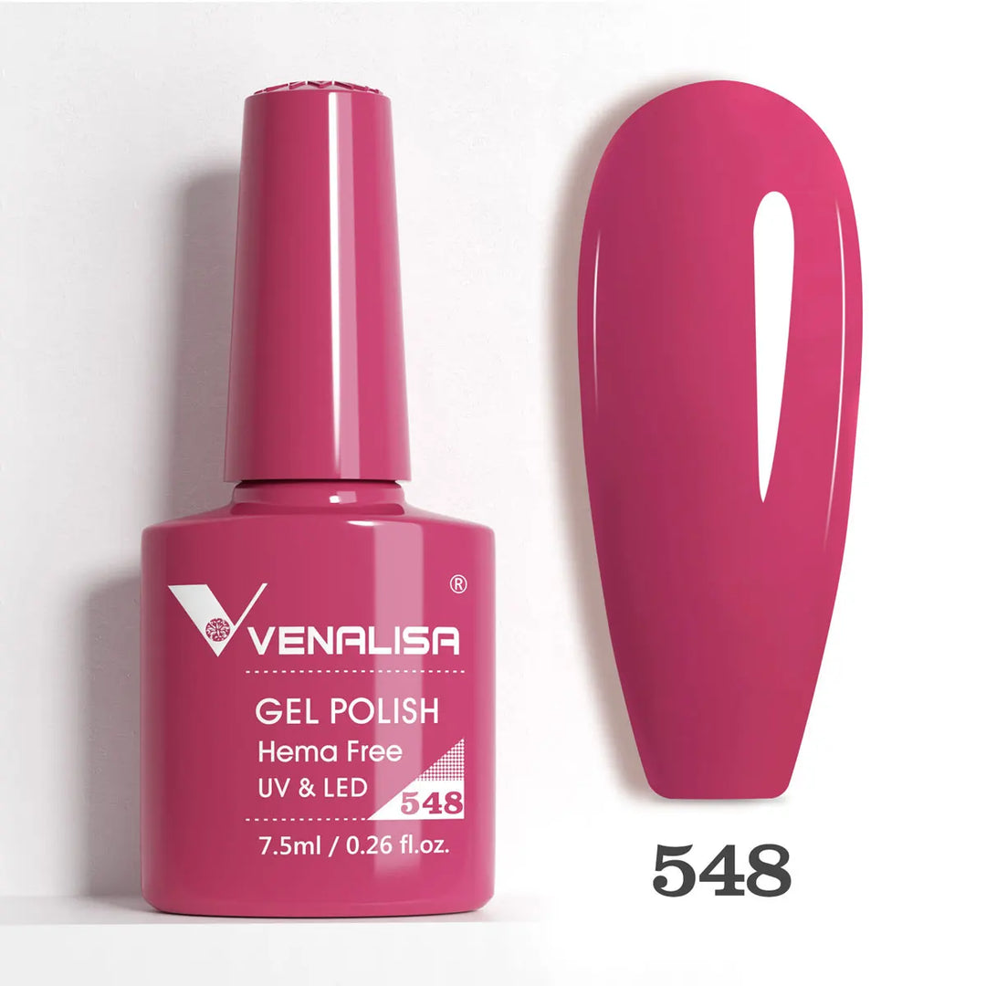 Venalisa HEMA TPO FREE Nail Gel Polish Glitter Gorgeous Full Coverage Soak Off UV LED French Nail Jelly Pink Nude Collection