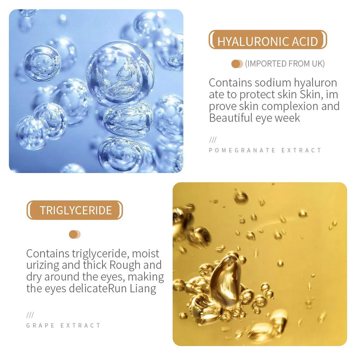 BIOAOUA Rice Whitening Eye Cream Moisturizing Reduce Dark Circles Lift Firm Brightening 20g