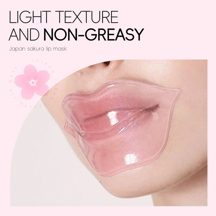 Japan Sakura Collagen Lip Mask Moisturizing Firming Deeply Nourish Relieve Dry Lips Moisturizer Lip Patches Gel Pads Skin Care