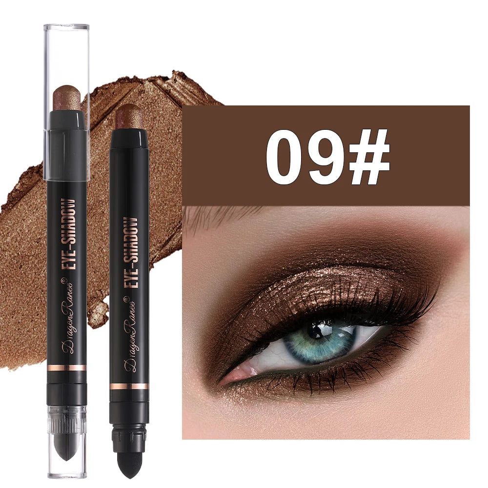 Eyeshadow Pen, Pearlescent Eyeshadow, Versatile, One-Touch Application, Non-Smudging, Waterproof Eyeshadow, High-Gloss, Delicate, Silky, Shimmering Liquid Eyeshadow