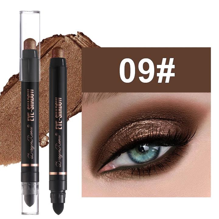 Eyeshadow Pen, Pearlescent Eyeshadow, Versatile, One-Touch Application, Non-Smudging, Waterproof Eyeshadow, High-Gloss, Delicate, Silky, Shimmering Liquid Eyeshadow
