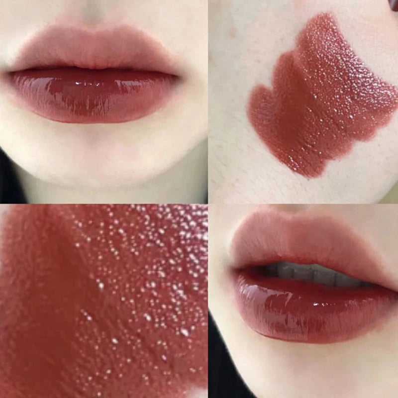 When light, soft and smooth lipstick hydrates moisturizing and white, not easy to stick to the cup