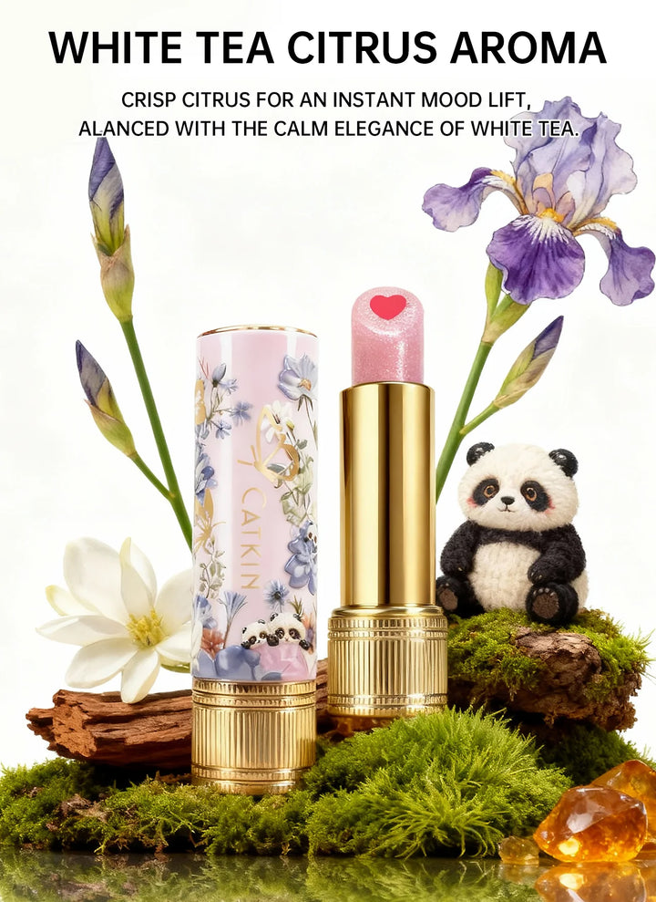 CATKIN Whiffle Dance Tinted Lip Balm Solid Lip Gloss Moisturizing Watery Colored Jelly Love Long-lasting