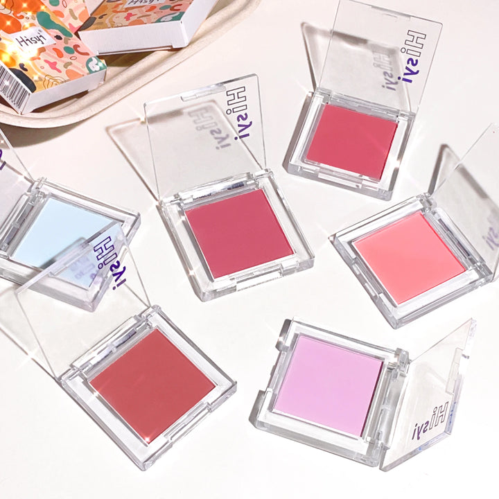 Monochrome blush, brightening matte cosmetics, highlighting, expansion color, youthful and natural makeup