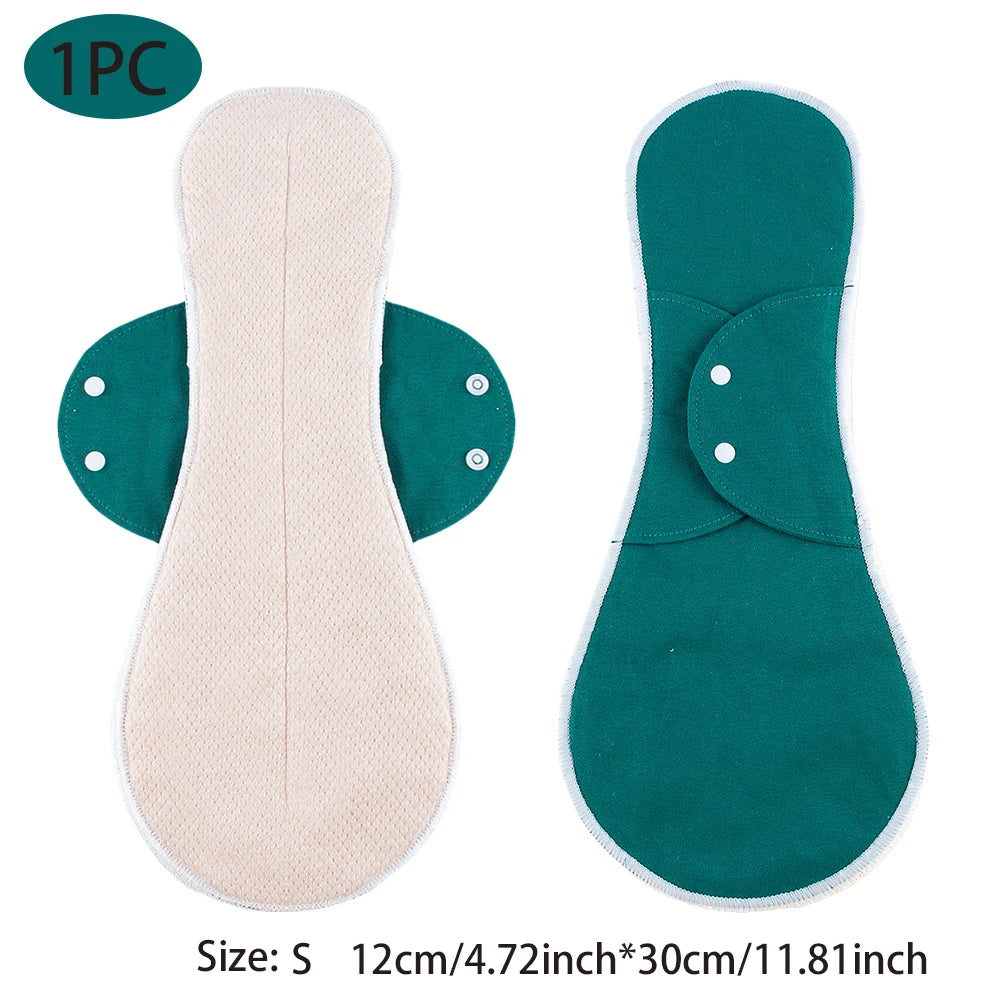 BIAI 1PC Anti-bacterial Sanitary Napkin Washable Menstrual Pads Reusable Sanitary Towel Breathable Sanitary Pad For Women Lady