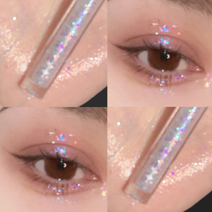 Liquid Eyeshadow High Pigment Waterproof Lasting Not Easy To Fade Pearl Glitter Portable Delicate Women's Eye Makeup
