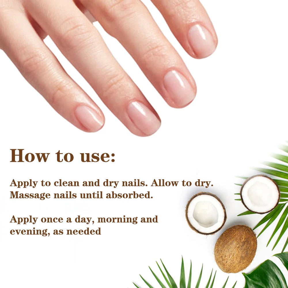 Tinovo Uno Keratin Coconut Nail Strengthening Oil Nail Art Treatment Care Nail Growth Cuticle Oil 12ML Vitamin C Enriched Polish