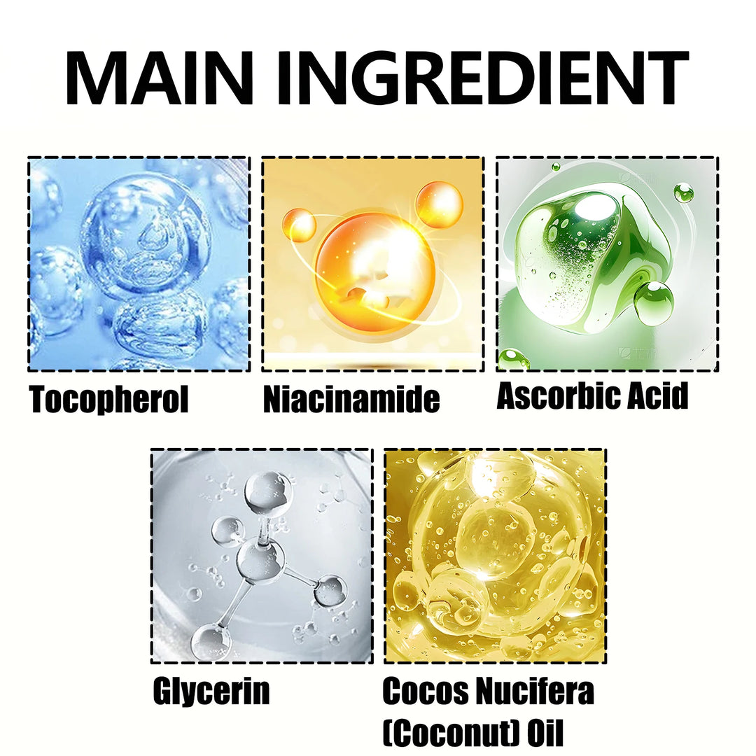 50g Coconut Oil Moisturizing Cream |   Collagen and Vitamin E |   Alcohol-Free |   Suitable for All Light Skin Types |   Moisturizing Formula Containing Hyaluronic Acid and Retinol