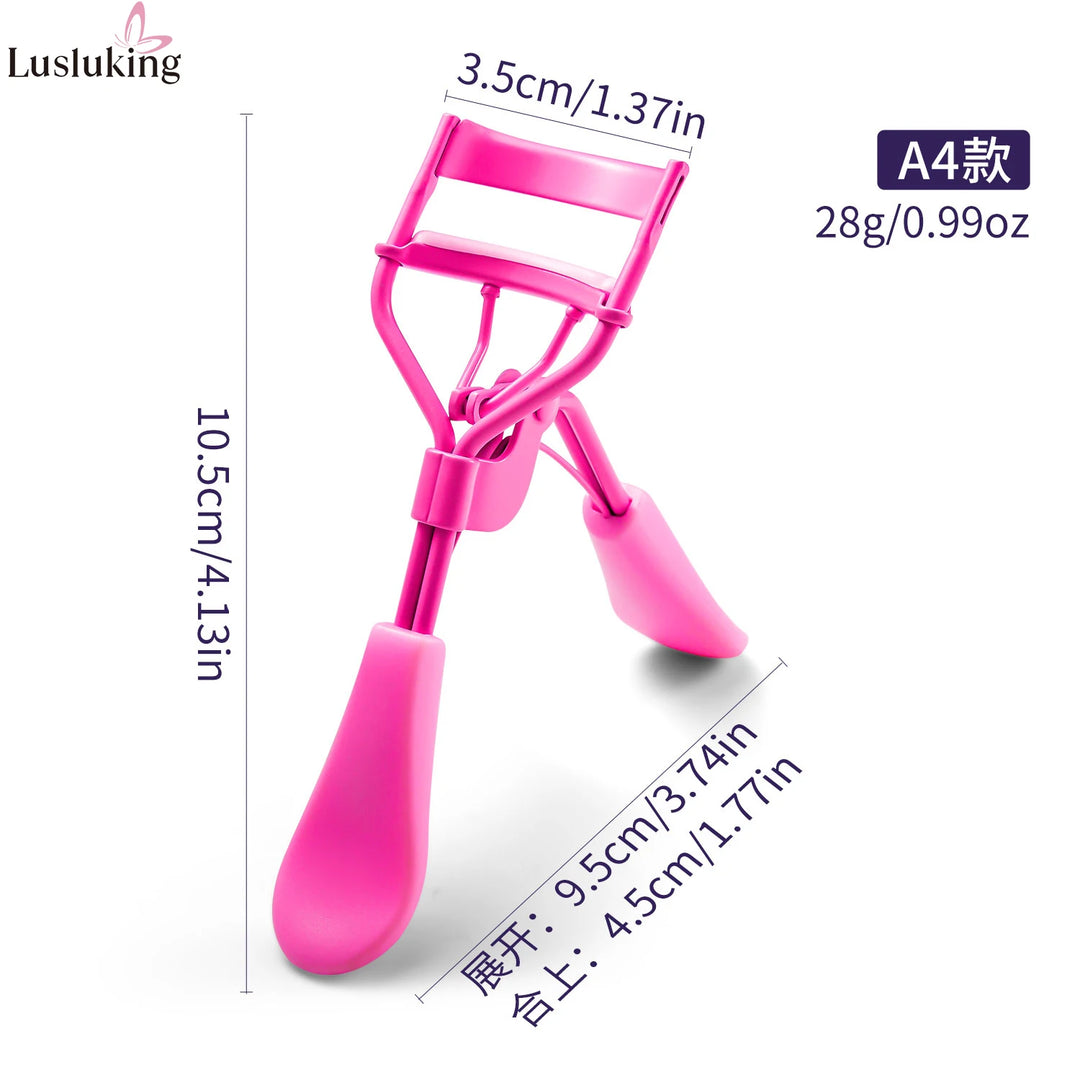 1pc Eyelash Curler With Soft Silicone Pad Women Eyelashes Curling Clip Long Lasting Lift Lashes Makeup Accessories Cosmetic Tool