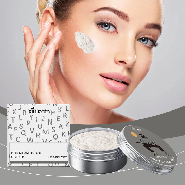 Facial Scrub Deep Cleaning Pore Softening Keratin Exfoliator Moisturizing Brightening Skin Reduce Dullness Purifying Face Scrub