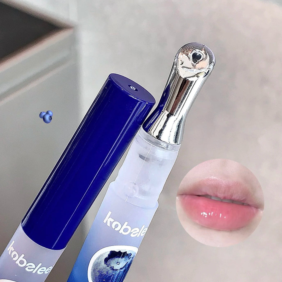 Peach Lip Oil Hydrating Mirror Lip Gloss Moisturizing Non-sticky Lip Tint Lips Plumper Autumn and Winter Lips Care Serum Primer