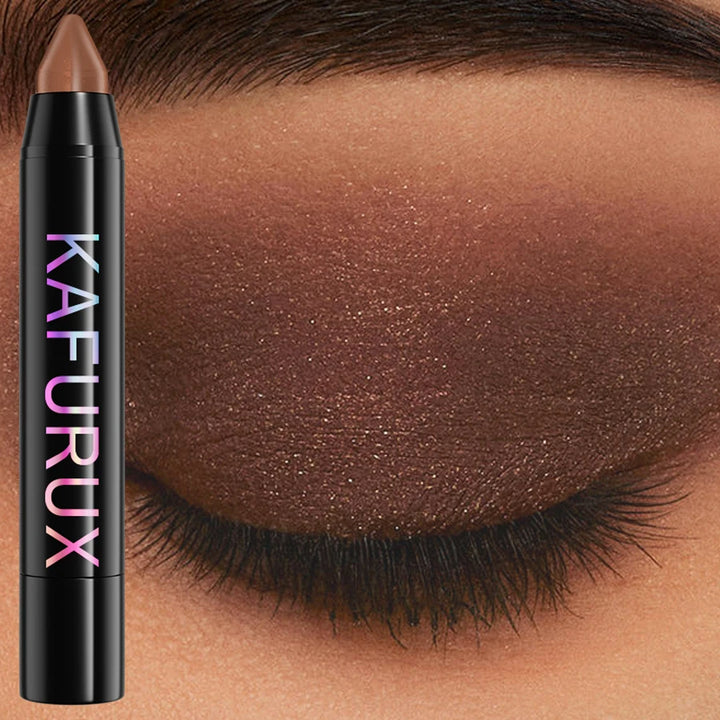 25 Colors Glitter Eyeshadow Eyeliner Pencil Waterproof Pearlescent Matte Nude Eye Shadow Korean Makeup Gift Highlighter Pen Tool