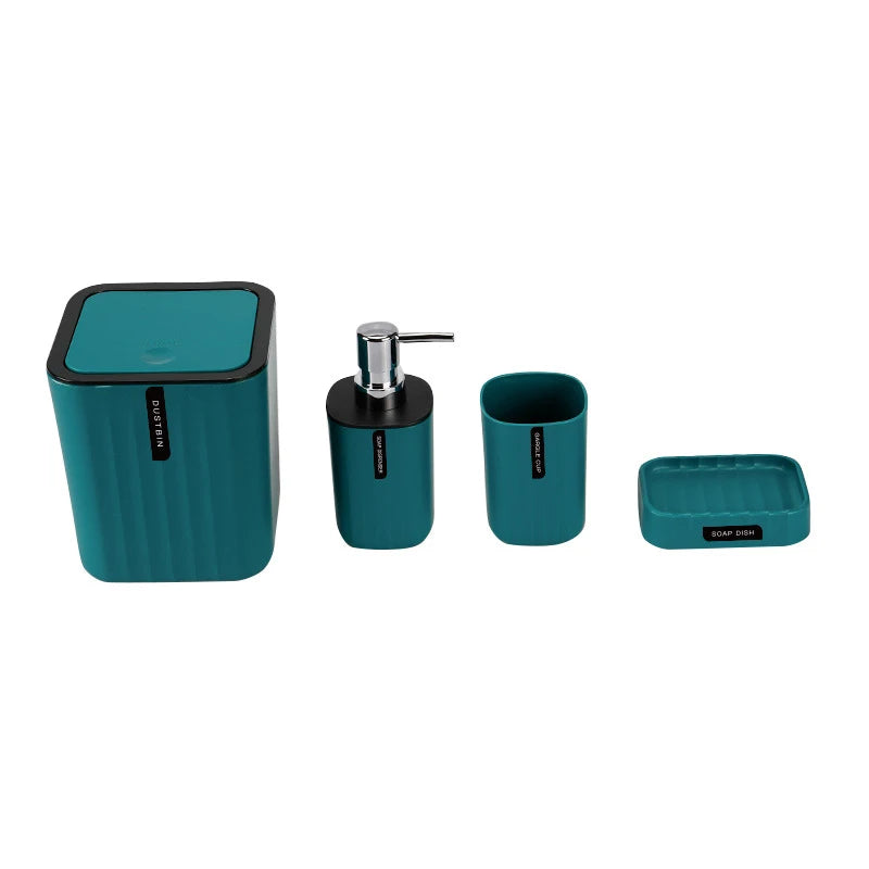 Bathroom Accessories Sets, Toothbrush Holder, Lotion/Soap Dispenser, Cup, Soap Dish, Classic Contemporary Modern Decorative