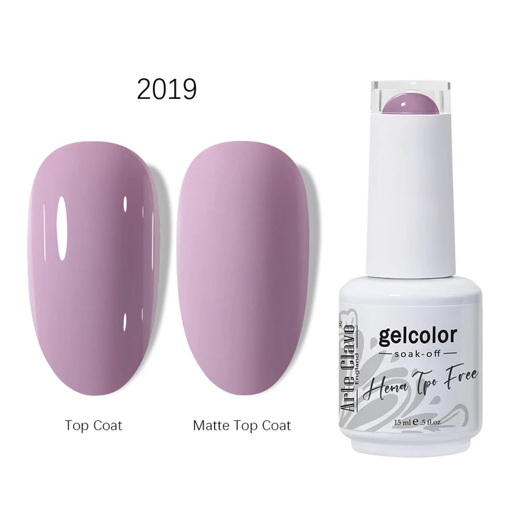 Arte Clavo 15ml HEMA TPO FREE Gel Nail Polish Pink Hybrid Nail Manicure Semi-permanent Enamels Varnish For UV LED Nails Supplies