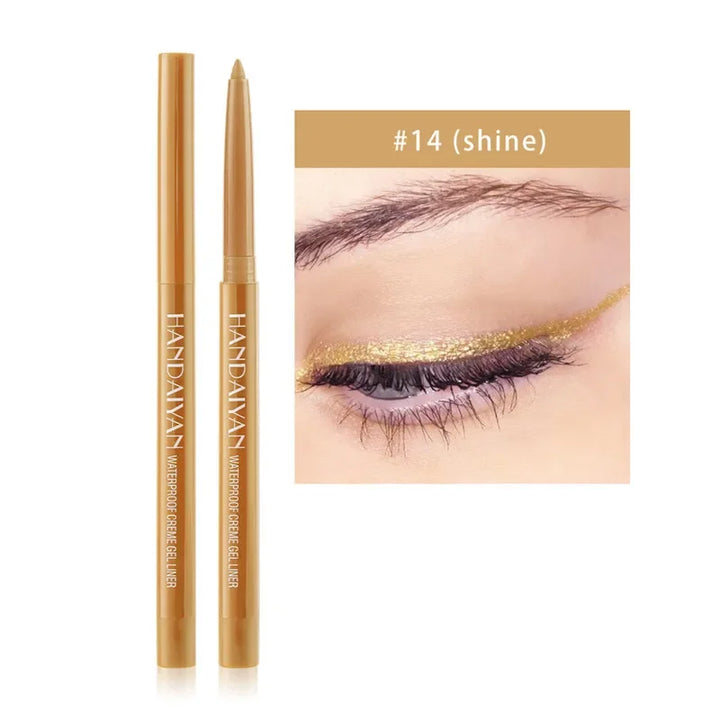 20 Colors Waterproof Matte Eyeliner Gel Long Lasting Professional Sweatproof Non-smudge Multicolor Ultra-fine Eyeliner Pencil