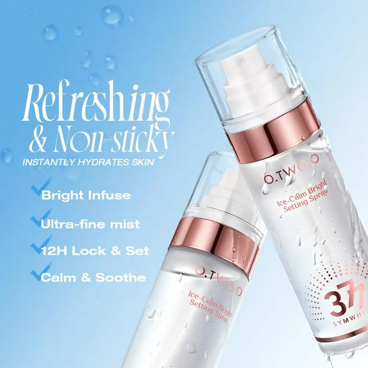 Makeup Setting Spray Long-Lasting Face Mist for up to 12HR Wear, Oil Control Waterproof Makeup Finisher Lock Setting Spray 80ml