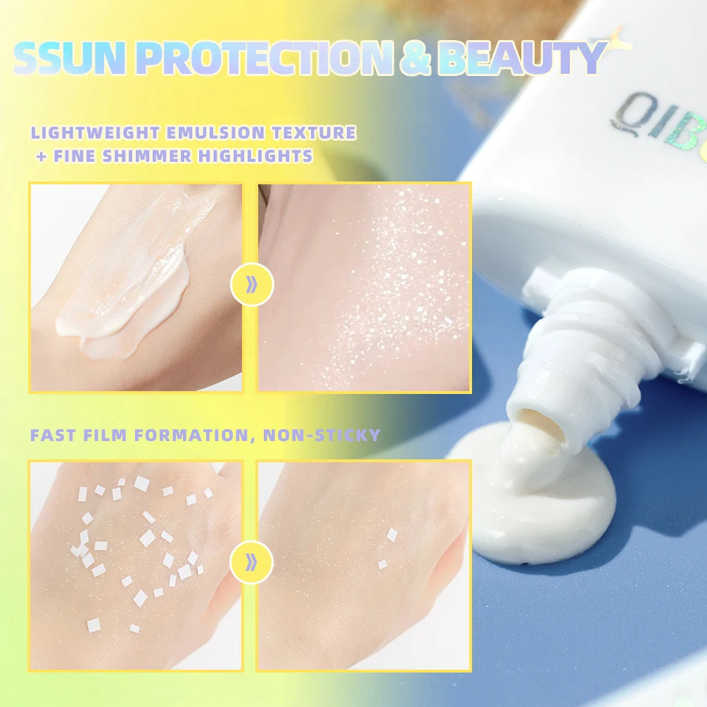 Pearlescent Brighten Makeup Primer Lasting Hydrating Moisturizing Oil Control Shiny Face Base Cream Primer Facial Base Primer