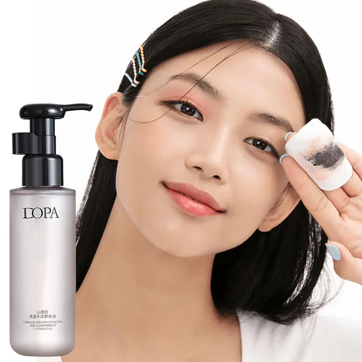 DOPA Camellia Seed Clear and Moisturizing Makeup Remover Oil Eye and Lip Makeup Remover Water deeply cleanses the face