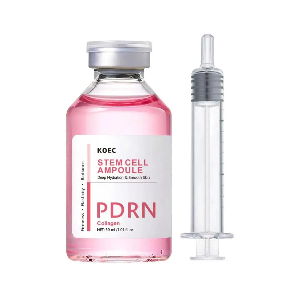 PDRN Moisturizing Face Serum Collagen Boost Deep Hydrating Plumping Effect Brightening Skin Barrier Repair Ampoule Skincare 30ml
