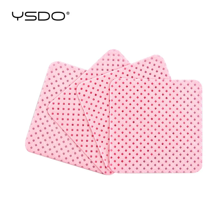 200 PCS Cleaning Cotton Pads Paper Cotton Wipes Eyelash Glue Remover Wipes Cleansing Cotton Nails Art Polish Makeup Clean Pads