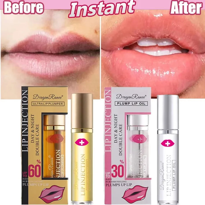 Instant Volumising Lip Plumper Oil Lip Enhancer Lip Gloss Plumping Serum Moisturizing Anti-Wrinkle Lipstick Sexy Care Makeup