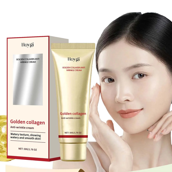 24k Gold Collagen Face Cream Lifting Firming Anti Wrinkle Fade Fine Lines Brightening Smooth Pores Hydrating Moisturizing Cream