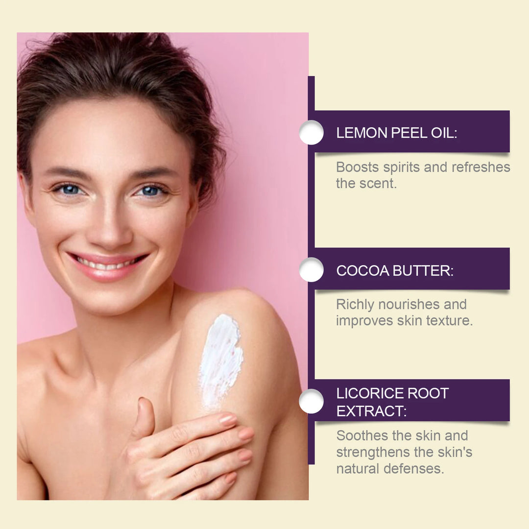 Lemon Cocoa Butter Moisturizing Face Cream Repair Moisturizing Nourishing Face Cream Brightening Cream Facial Skincare Product