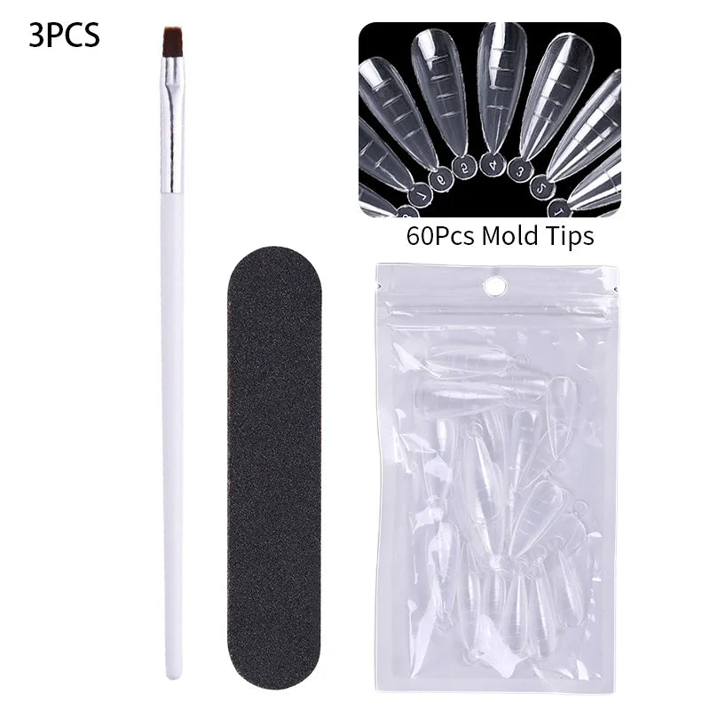 LILYCUTE 15ML Quick Extension Gel Nail Polish Nude Milk White Color Finger Prolong Acrylic Crystal Construction Hard Gel Varnish